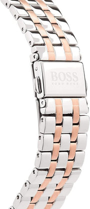 Hugo Boss Jet Chronograph Silver Dial Two Tone Steel Strap Watch for Men - 1513385