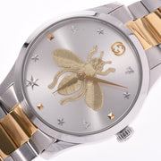 Gucci G Timeless Silver Dial Two Tone Steel Strap Watch For Women - YA1264131