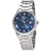 Tissot Luxury Powermatic 80 Blue Dial Silver Steel Strap Watch For Men - T086.407.11.047.00