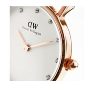 Daniel Wellington Classy Winchester White Dial Two Tone NATO Strap Watch For Women - DW00100077