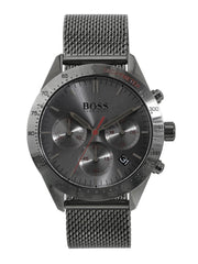 Hugo Boss Talent Chronograph Gunmetal Grey Dial Grey Mesh Bracelet Watch for Men - 1513637