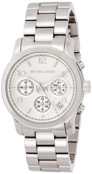 Michael Kors Runway Silver Dial Silver Steel Strap Watch for Women - MK5076