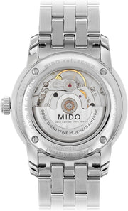 Mido Baroncelli II Automatic Blue Dial Silver Steel Strap Watch For Men - M8600.4.15.1