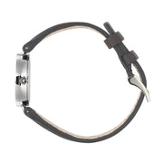 Gucci G Interlocking Black Dial Black Leather Strap Watch For Women - YA133501
