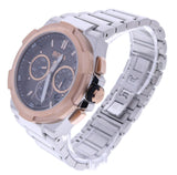 Hugo Boss Supernova Chronograph Grey Dial Silver Steel Strap Watch for Men - 1513362