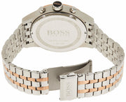 Hugo Boss Jet Chronograph Silver Dial Two Tone Steel Strap Watch for Men - 1513385