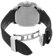 Versace Dylos Analog Black Dial Black Leather Strap Watch for Men - VQC010015