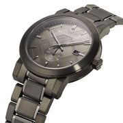 Burberry The City Black Dial Black Steel Strap Watch for Men - BU9902