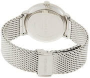 Calvin Klein High Noon Black Dial Silver Mesh Bracelet Watch for Men - K8M21121