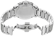 Gucci G Chrono Black Dial Silver Steel Strap Watch For Men - YA101204