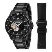 Maserati SFIDA Automatic Black Special Edition 44mm Watch For Men - R8823140005