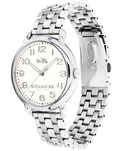 Coach Delancey Classic White Dial Silver Steel Strap Watch for Women - 14502260