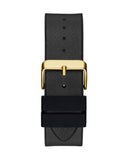 Guess Legend Black Dial Black Rubber Strap Watch For Men - GW0500G1