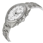 Tissot T Classic PR 100 Chronograph Silver Dial Silver Steel Strap Watch For Men - T101.417.11.031.00