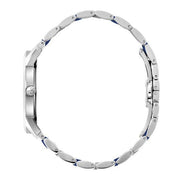Calvin Klein City Chronograph Silver Dial Silver Steel Strap Watch for Men - K2G2G14X