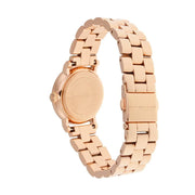 Marc Jacobs Baker Dexter White Dial Rose Gold Steel Strap Watch for Women - MBM3443
