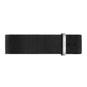 Daniel Wellington Classic Cornwall White Dial Black Nylon Strap Watch For Men - DW00100260