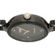 Coach Park Swarovski Crystals Black Dial Black Steel Strap Watch for Women - 14503564