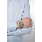 Maserati Successo Chronograph Silver Dial Silver Steel Strap Watch For Men - R8873621006