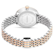Swarovski Certa Crystals Silver Dial Two Tone Steel Strap Watch for Women - 5672971
