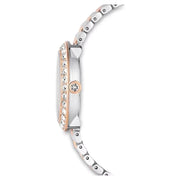 Swarovski Certa Crystals Silver Dial Two Tone Steel Strap Watch for Women - 5672971