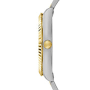 Guess Connoisseur Green Dial Two Tone Steel Strap Watch for Men - GW0265G8