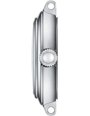 Tissot Bellissima Small Lady Silver Dial Black Leather Strap Watch For Women - T126.010.16.013.00