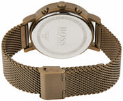 Hugo Boss Spirit Blue Dial Grey Mesh Bracelet Watch for Men - 1513693