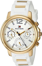 Tommy Hilfiger Claudiia White Dial White Steel Strap Watch for Women - 1781745