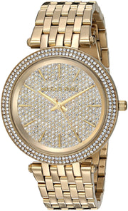 Michael Kors Darci Gold Dial Gold Steel Strap Watch for Women - MK3445