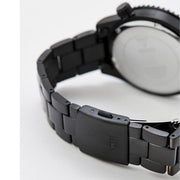 Guess Axel Multifunction Black Dial Black Steel Strap Watch For Men - GW0488G3