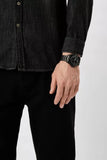Philipp Plein The $kull Diver Black Dial Black Stainless Steel Strap Watch For Men- PWOAA0922