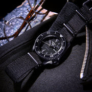 Seiko 5 Sports Automatic Black Dial Black NATO Strap Watch For Men - SRPD79K1