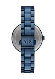 Armani Exchange Cayde Analog Blue Dial Blue Steel Strap Watch For Men - AX2702
