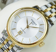 Tissot T Classic Carson Premium White Dial Two Tone Steel Strap Watch for Women - T122.207.22.031.00