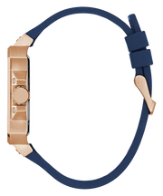 Guess Leo Chronograph Blue Dial Blue Silicone Strap Watch For Men - GW0637G3
