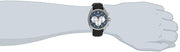 Hugo Boss Driver Chronograph Blue Dial Black Leather Strap Watch for Men - 1512882