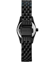 Michael Kors Lexington Quartz Black Dial Black Steel Strap Watch for Women - MK3299