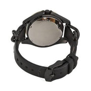 Fossil Riley Black Dial Black Leather Strap Watch for Women - ES3696