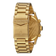 Nixon Sentry Chrono Blue Dial Gold Steel Strap Watch for Men - A386-1922