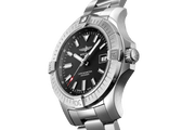 Breitling Avenger Automatic 43mm Black Dial Silver Steel Strap Watch for Men - A17318101B1A1