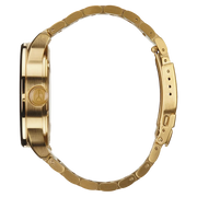 Nixon Sentry Black Dial Gold Steel Strap Watch for Men - A356-510
