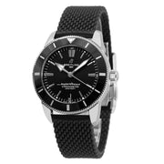 Breitling Superocean Heritage B20 Automatic 44 Black Dial Black Mesh Bracelet Watch for Men - AB2030121B1S1