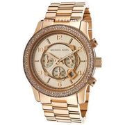Michael Kors Dylan Rose Gold Dial Rose Gold Steel Strap Watch for Women - MK5576