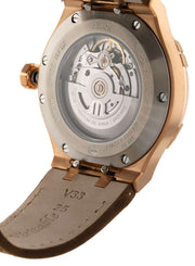 Maurice Lacroix Aikon Automatic Brown Dial Brown Leather Strap Watch For Men - AI6008-BRZ01-730-3