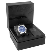 Maurice Lacroix Aikon Automatic Blue Dial Silver Steel Strap Watch For Men - AI6008-SS002-430-1