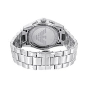 Emporio Armani Valente Chronograph Black Dial Silver Stainless Steel Watch For Men - AR0673