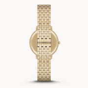Emporio Armani Dress Analog Mother of Pearl Dial Gold Steel Strap Watch For Women - AR11007