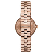 Emporio Armani Arianna Analog Mother of Pearl Dial Rose Gold Steel Strap Watch For Women - AR11196