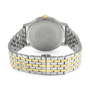 Emporio Armani Kappa Quartz Black Dial Two Tone Mesh Bracelet Watch For Men - AR11228